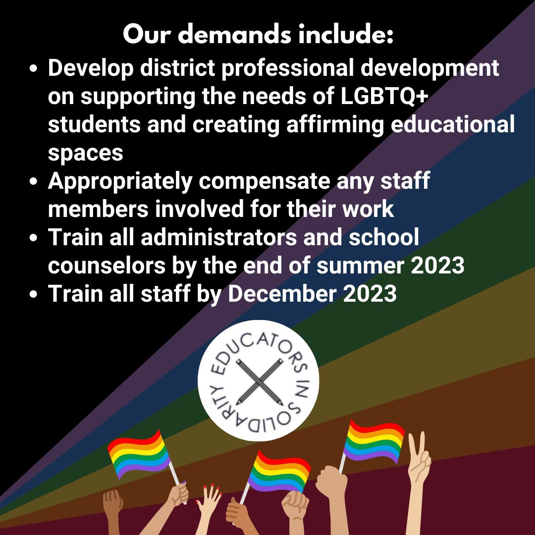 It is vital that school district staff receive training to ensure schools are affirming &amp; safe places for all students. Please read &amp; share this letter encouraging <a href="/RoundRockISD/">Round Rock ISD</a> to be a district that lifts up LGBTQIA+ students, staff, &amp; community members:
bit.ly/3IcVucw