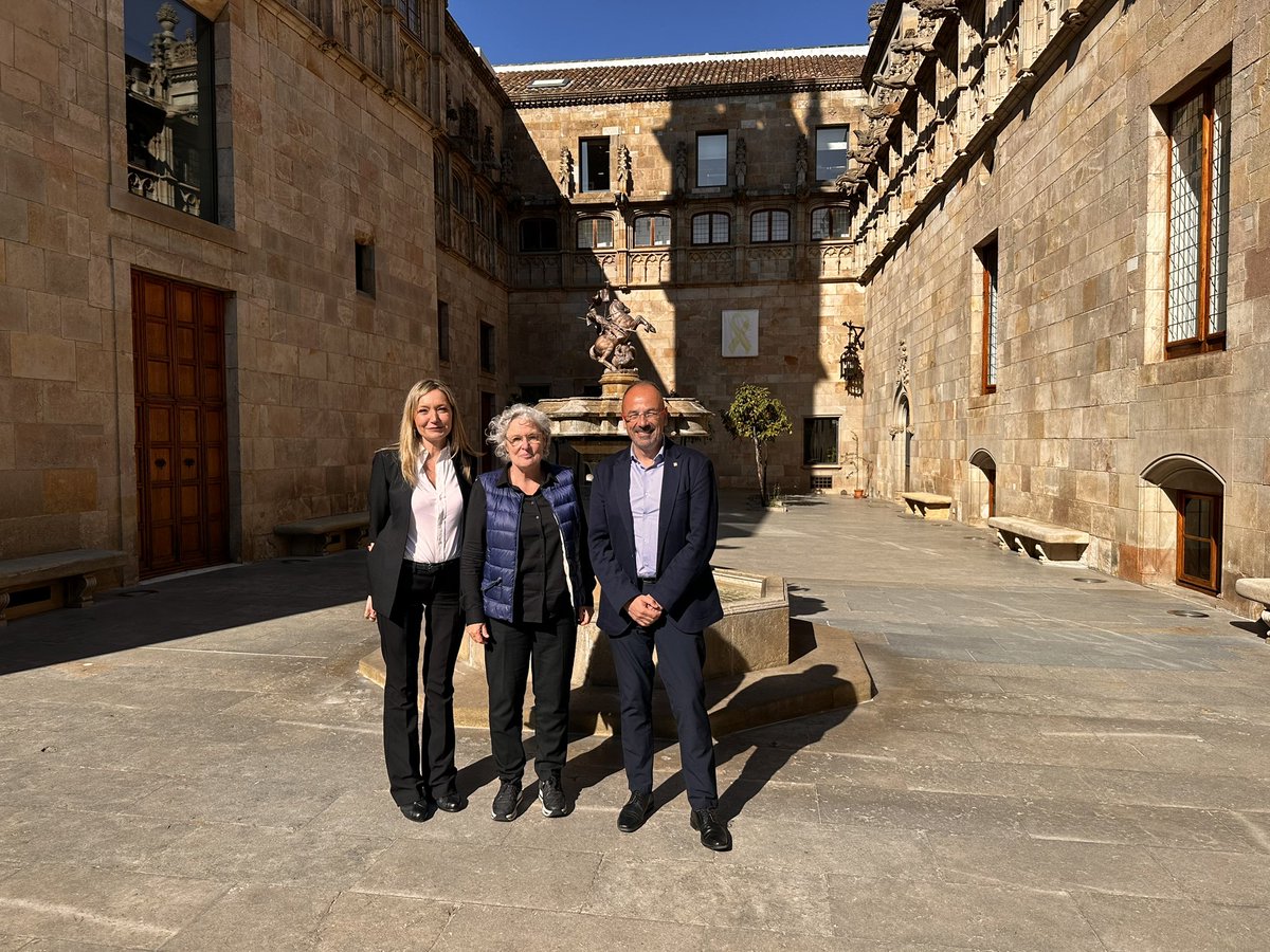 ColFiCat's tweet photo. Avui, @raiguade i @yolsare s’han reunit al #PalauGeneralitat amb Magda Casamitjana @magdacas, per parlar de la incorporació de #ColFiCAT al #PlaDeSalutMental @salutmental_CAT.

Reunió molt productiva que beneficiarà a la Salut de les persones. https://t.co/Y7pYUvUwIb