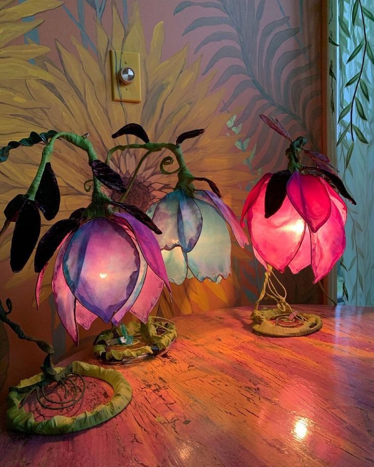 flower lamps 🎀