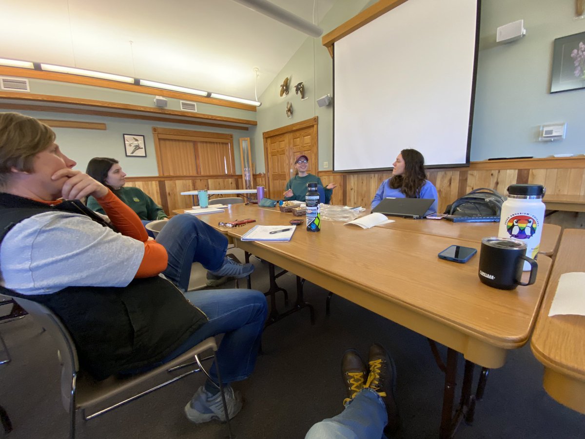 Inspiring conversation this morning with our <a href="/iowadnr/">Iowa DNR</a> and <a href="/ISUANR/">ISU ANR Extension</a> Chronic Wasting Disease outreach team brainstorming how we can effectively deliver our message about this important disease to more audiences!