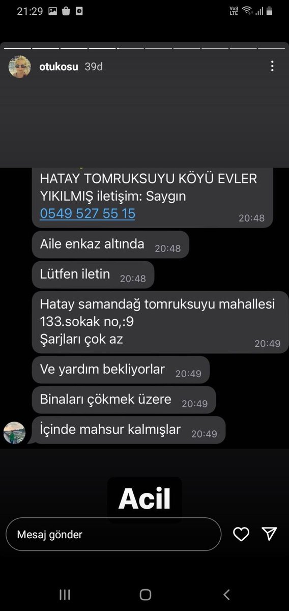 BurcuOzkaya21's tweet photo. Enkaz altinda insanlar olduğu bilgisi geliyor. Paylaşın, yardim gitsin 
#hatayantakya 
#Samandağ 
#hataydeprem https://t.co/wRVaavudQ8