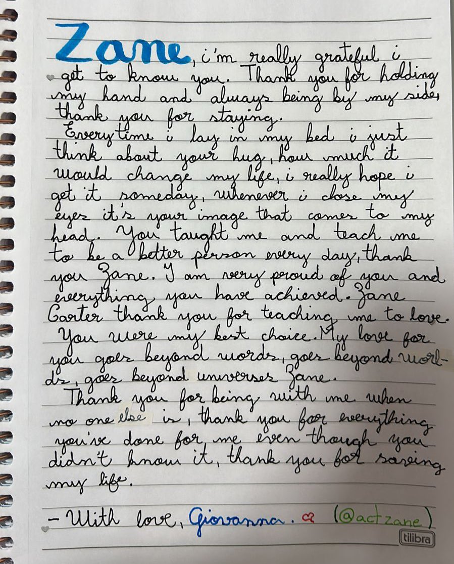 heey @NowUnitedMusic this is my letter for zane! really hope he can see it, ly all ❤️
(marquem eles/tag them) #UnitersTuesday