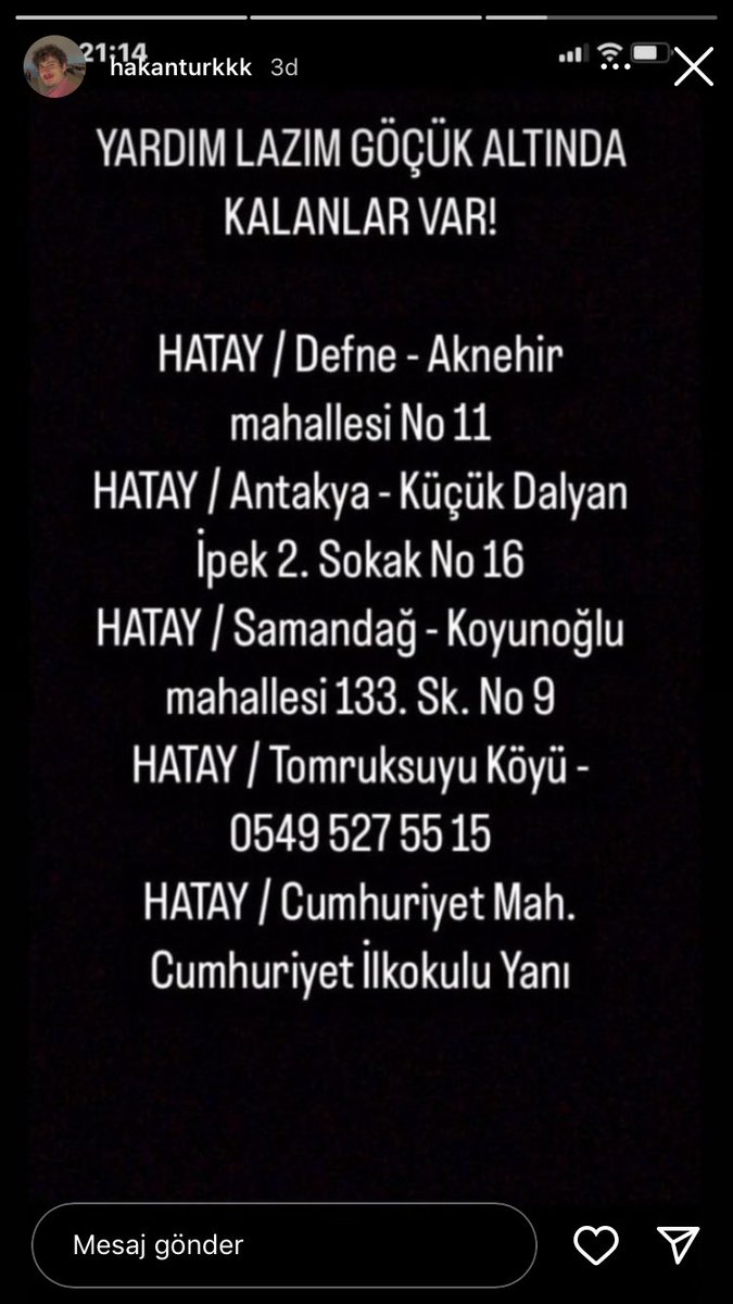 kmselis's tweet photo. @AFADBaskanlik @Kandilli_info https://t.co/TsEnwZ5b93