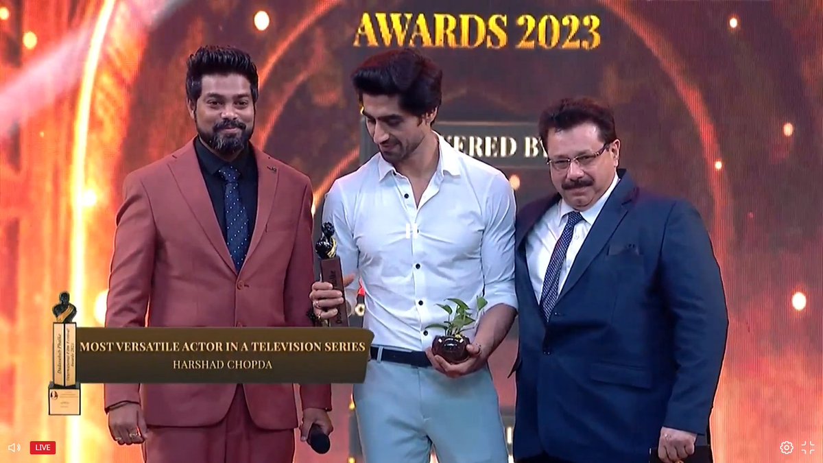 #harshadchopda  incredible talent and captivating performances always leave me in awe. Congratulations on wining Best Versatile Actor in a Television Series award at #dpiffawards2023 

HARSHAD CHOPDA WON DPIFF 2023
#harshadchopda #dpiff2023 #yrkkh #AbhimanyuBirla