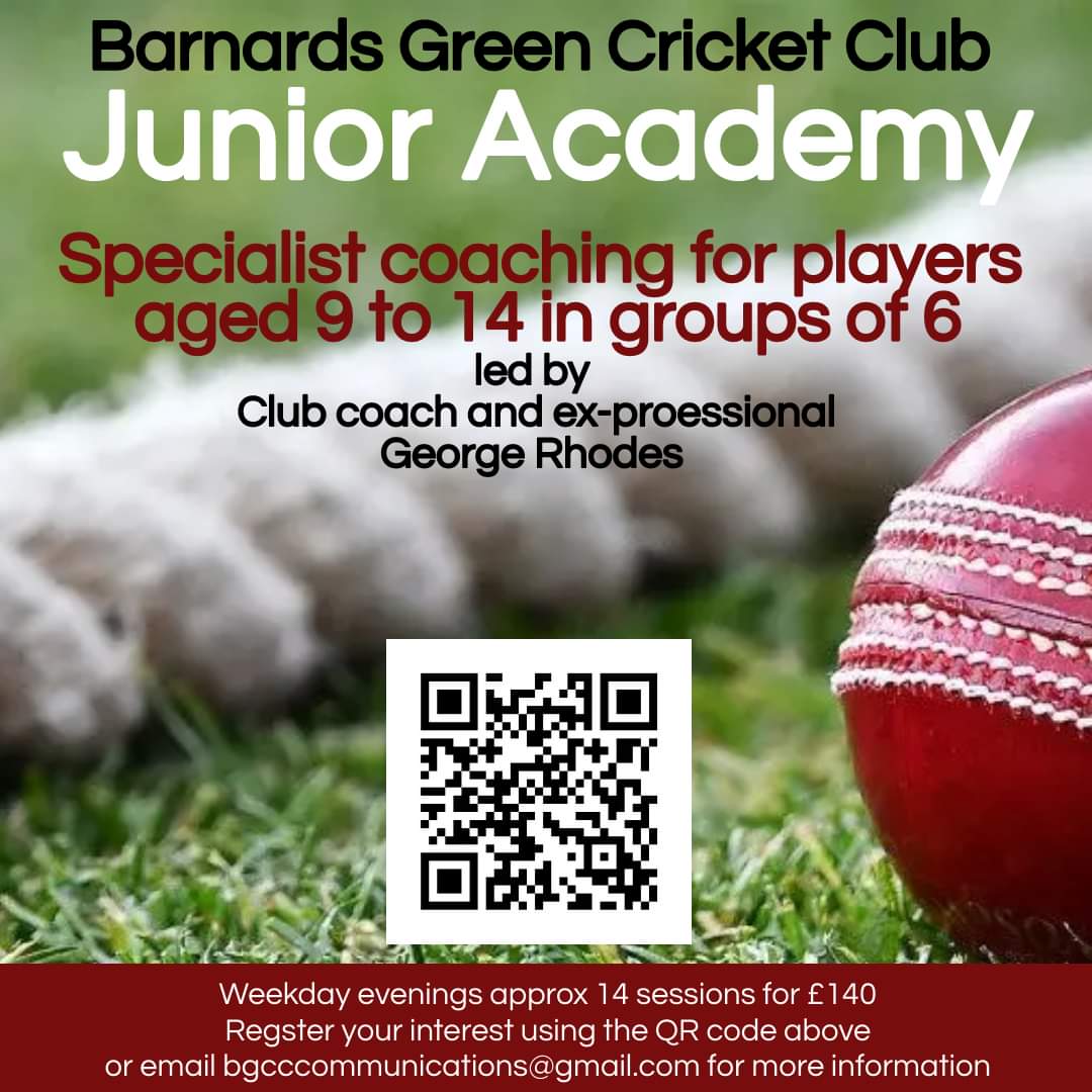 Junior Academy 2023 launches 

Specialist coaching in small groups based on age and ability.
Please click this link to fill in our expression of interest form or scan the QR code.
forms.gle/akz87971odorYj…