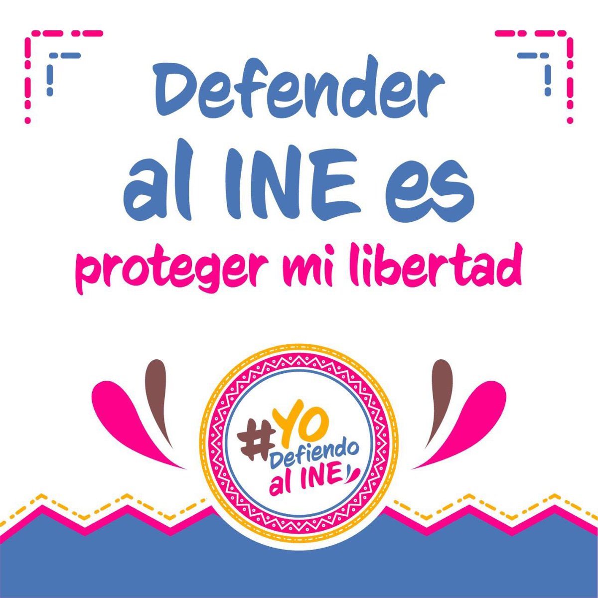 El <a href="/INEMexico/">@INEMexico</a> ha sido un pilar en la construcción de un país democrático, pues nos garantiza como ciudadanos libertades, derechos y participación en los asuntos públicos.#CiudadanosContraPlanB