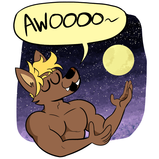 「Oh, hi! This month has unexpected expens」|AC Stuart - Get Awoo! Volume 1! Link in bioのイラスト