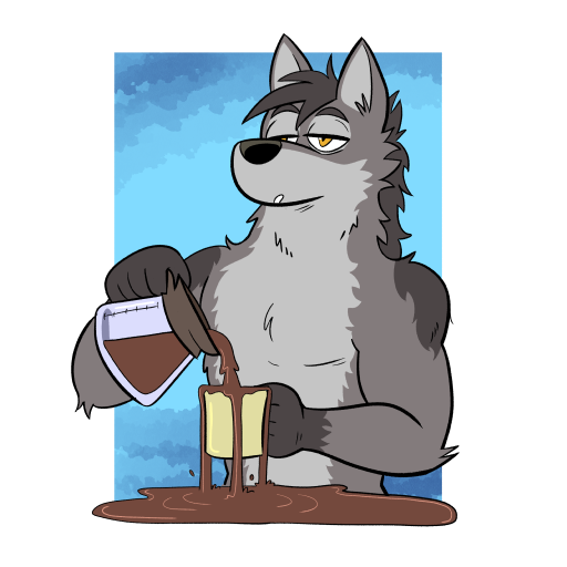 「Oh, hi! This month has unexpected expens」|AC Stuart - Get Awoo! Volume 1! Link in bioのイラスト