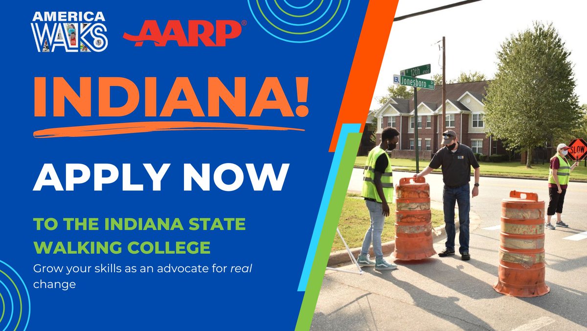 Passionate about walkability and connectivity in your town or city? Consider the Indiana State Walking College! spr.ly/60113qAmd