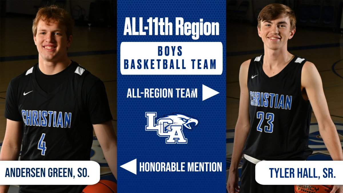 Congrats to <a href="/tylerhall2305/">Tyler Hall</a> and <a href="/andersengreen11/">Andersen Green</a> on their All-Region honors, as voted on by the region coaches! So many deserving in one of the toughest regions in the state. kentucky.com/sports/high-sc… <a href="/lcakyeagles/">Lexington Christian</a> <a href="/lcasection/">The Flock 🦅</a> #WeAreLCA