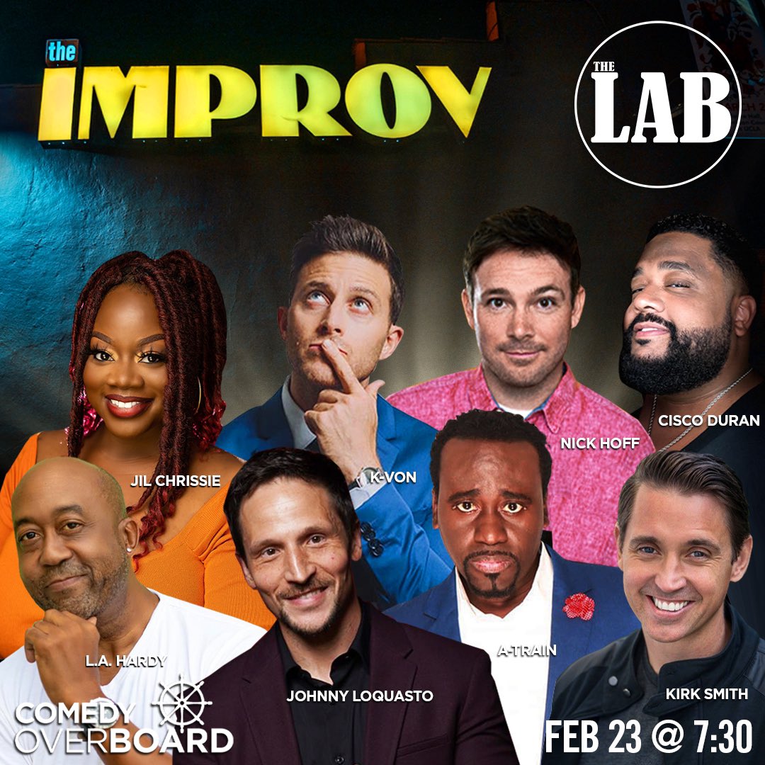 ATrainLive's tweet photo. West coast Fam! Catch me at the @HollywoodImprov Feb. 23 at the Comedy Overboard Stand-Up Showcase. For Tix see link in bio. 🎭 #comedy #comedyoverboard #ComedianATrain #norwegian #hollywoodimprov #TeamATrain @CruiseNorwegian https://t.co/sap3pTb3sj