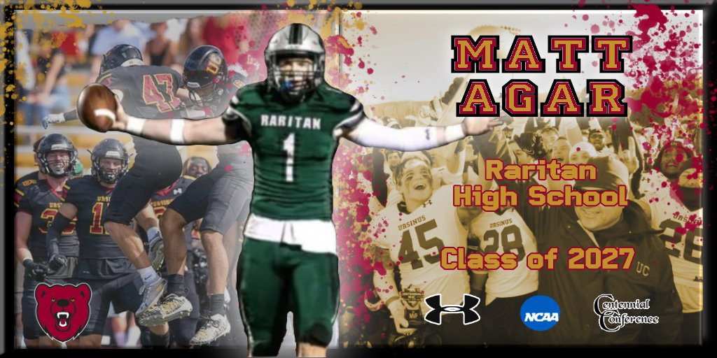 Welcome <a href="/mattagar_/">Matthew Agar</a> of <a href="/RaritanRecruits/">Raritan HS Football Prospects</a> to the Ursinus Football Class of 2027! #WelcomeToTheBearsDen #UCFB130
hudl.com/athlete/o/1323…