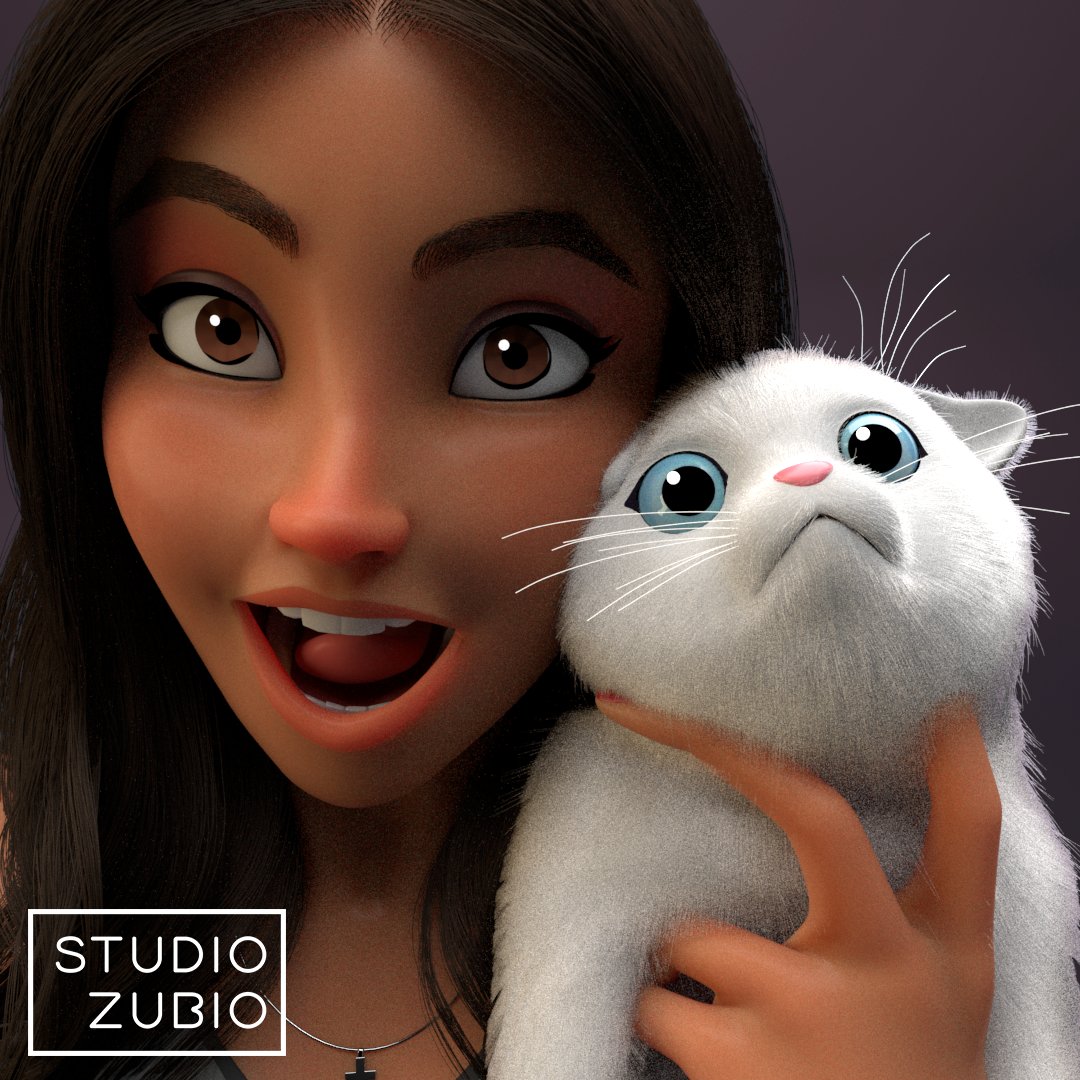 StudioZubio's tweet photo. Happy National Love your Pet Day from Mia and her furry feline friend!

#cat #cute #utah #animation #studiozubio #animationart #animationstudio #artofanimation #mia #vidademia #nationalloveyourpetday #pets https://t.co/x1THNNmYq0