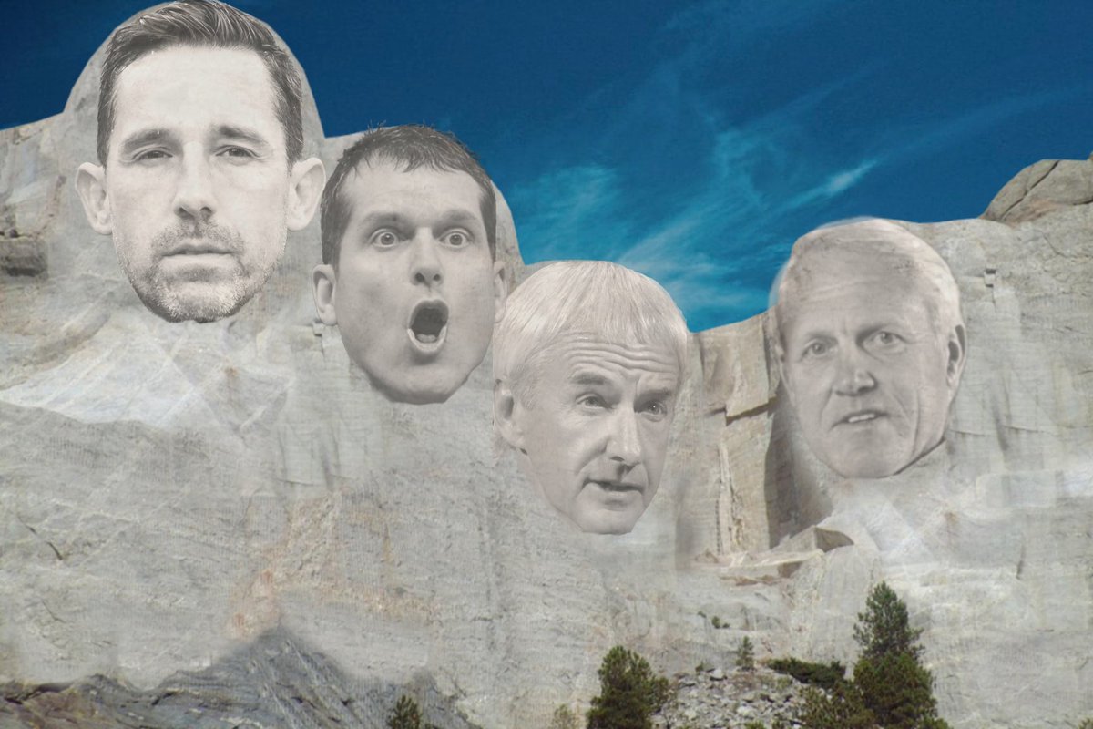Niner Edits on Twitter "President’s Day edition. The Rushmore of 49ers