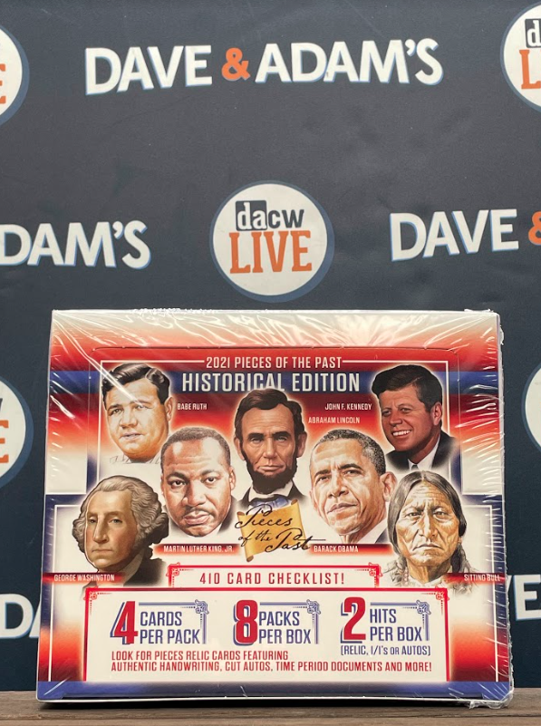 dacardworld's tweet image. President's Day Giveaway 🚨

We're giving away this SEALED 2021 Pieces of the Past Historical Edition Hobby Box to a lucky follower! 

To Enter:
• RT 
• Like this tweet
• Tag a friend 

Winner will be selected/announced tomorrow (2/21/2023)!