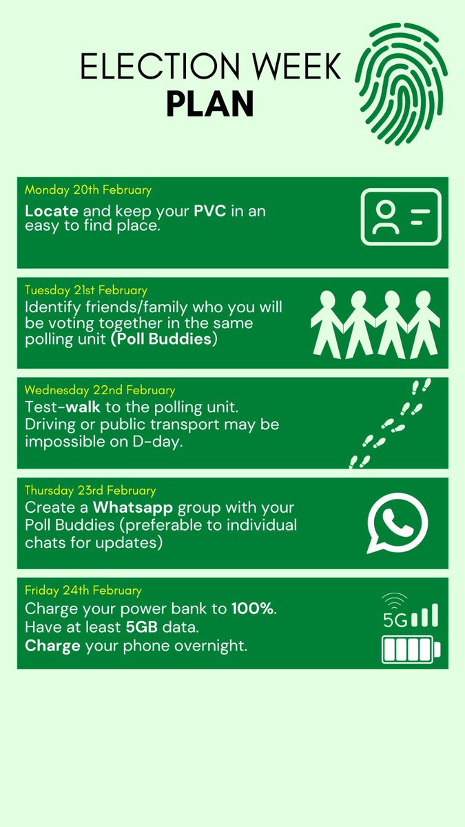 dolapoamusan's tweet photo. My fellow Nigerians, welcome to Election Week ! https://t.co/bI2LXhc4vZ
