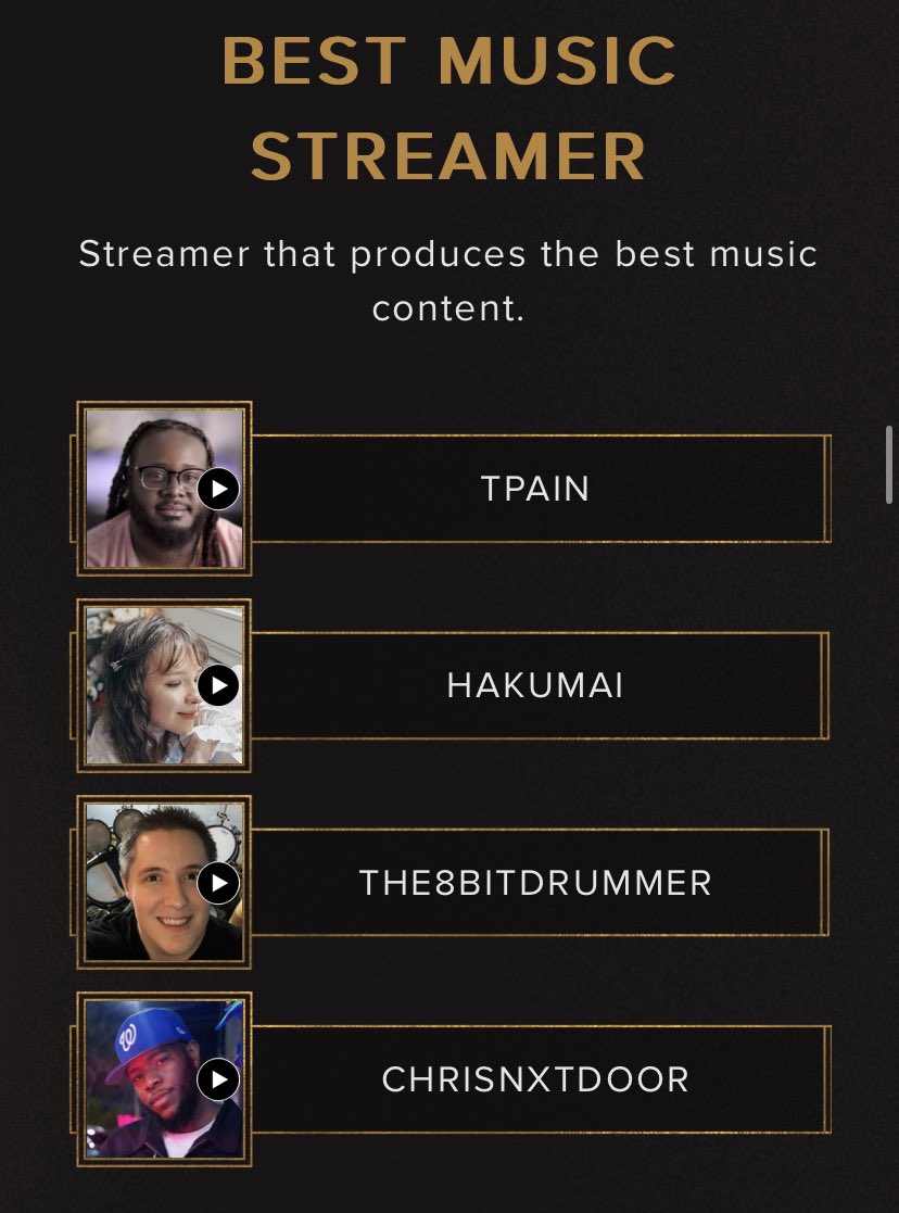 YourNEWS🩸 on Twitter "BREAKING THE FINAL NOMINEES HAVE BEEN RELEASED