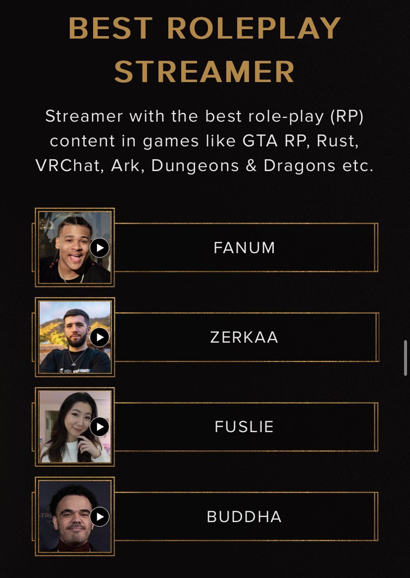 YourNEWS🩸 on Twitter "BREAKING THE FINAL NOMINEES HAVE BEEN RELEASED