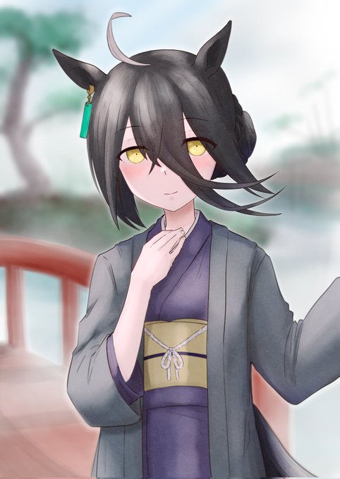 #ウマ娘  #マンハッタンカフェ和あ〜 