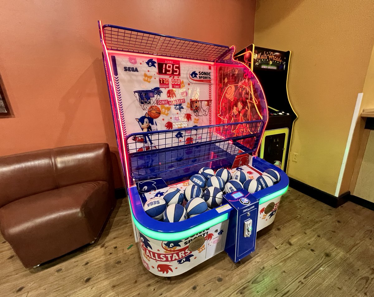 GKTWVillage's tweet photo. 🕹 Who doesn’t love an afternoon spent in an arcade?! New games have landed in Amberville, &amp; kids like Aiden are having a blast playing them! Many thanks to Family Entertainment Group, @ICEArcadeGames Team Play, Inc. and @SegaAmusements for their generous (and FUN!) donations! https://t.co/uWJygNohn0