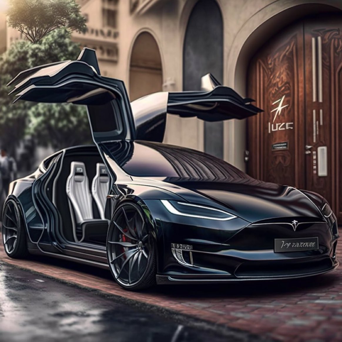 Teslaconomics's tweet image. If the Model X &amp;amp; S had a baby, this is how it would look like 🔥🔥🔥 $TSLA