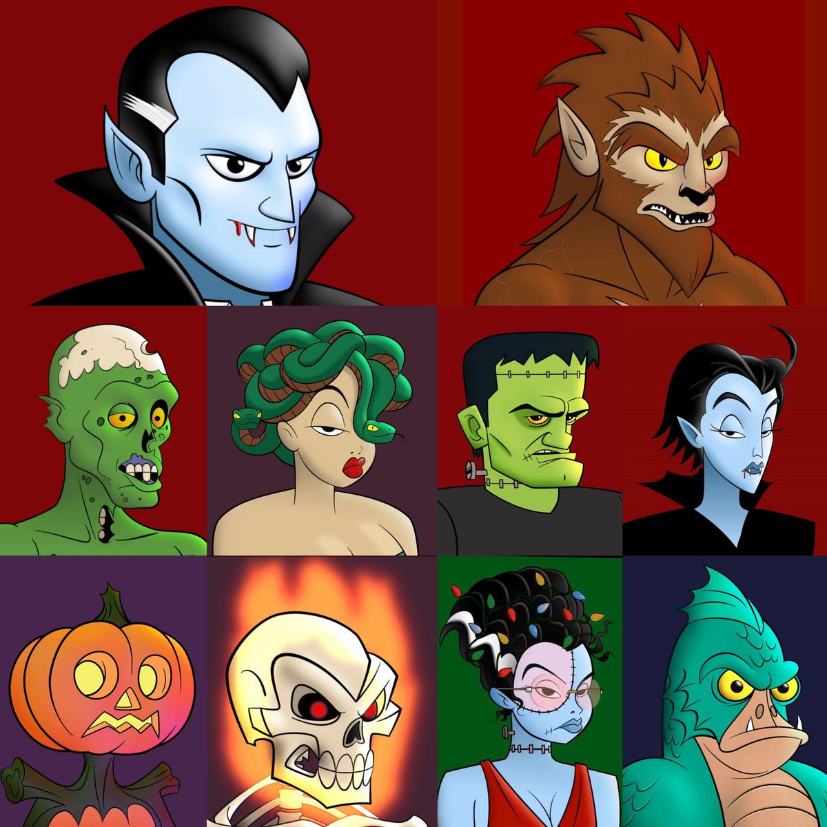 FrightClub_NFT's tweet image. GM Brave Souls 💀 

Here’s all 10 characters in one picture

Which one is your fav?

Anyone who answers has a chance for an OG spot (2 mints)