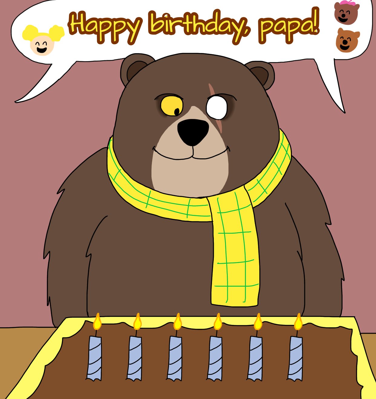 Happy birthday to ray winstone, the voice of papa bear!      