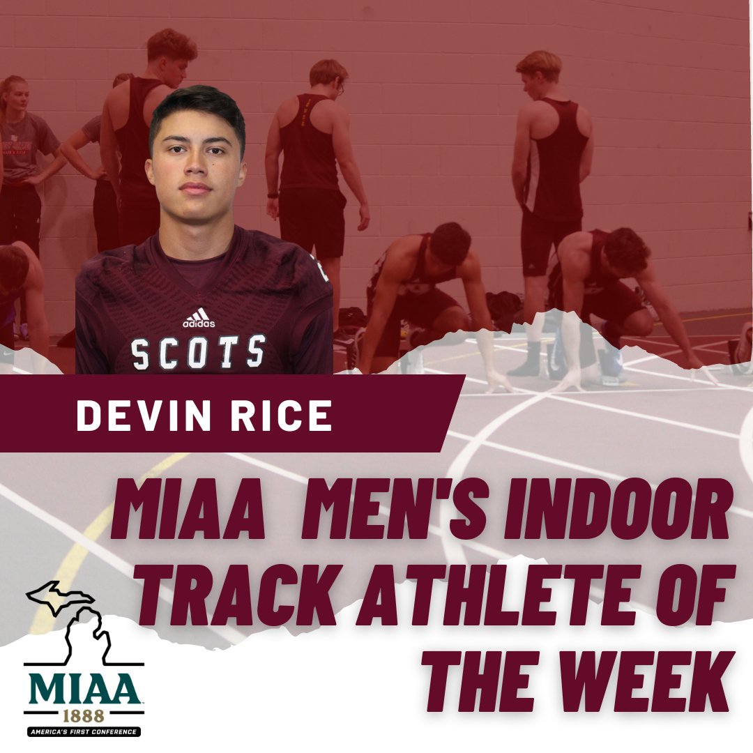 AlmaScots's tweet photo. Big performances from Track and Baseball last week scored four MIAA Athlete of the Week Honors!

Devin Rice and Andrea Taghon set new program records!

Tyler Johnson recorded 14 K's and Avery Carnicom hit for 3 HR's and 8 RBI's for the weekend!
@AlmaScotsXCTF 
@AlmaScotsBSB https://t.co/r0Rs16VP0d