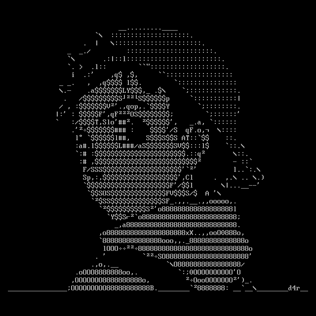 darokin's tweet photo. Naota from FuliCuli 
#FLCL #animefanart #ASCII #ASCIIart #CP437 #FoolyCooly https://t.co/gh8Ntp0v1z