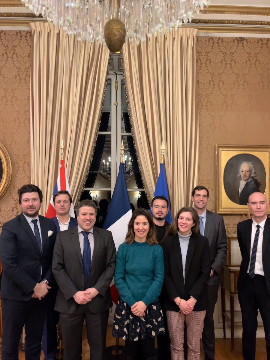 francobritish's tweet photo. Tonight our Young Leaders had the honour of meeting @LaurenceBoone, French Minister for Europe, at the French Ministry for Europe and Foreign Affairs to discuss policy ideas ahead of the France-UK Summit next month https://t.co/Yqy1WOlyV3