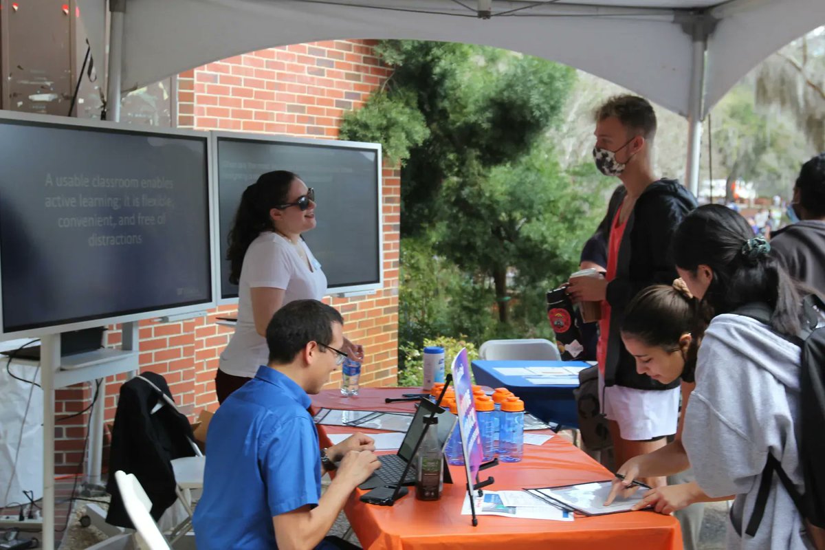 See into the future with AI: Come to Tech Fair this Wednesday and participate in an AI art generator contest! Use prompts to create the future of UF for a chance to win a Roku 4K Streaming Stick. it.ufl.edu/techfair/

<a href="/UFDigitalWorlds/">UF Digital Worlds Institute</a> 
<a href="/UFDCPDean/">Chimay Anumba</a>