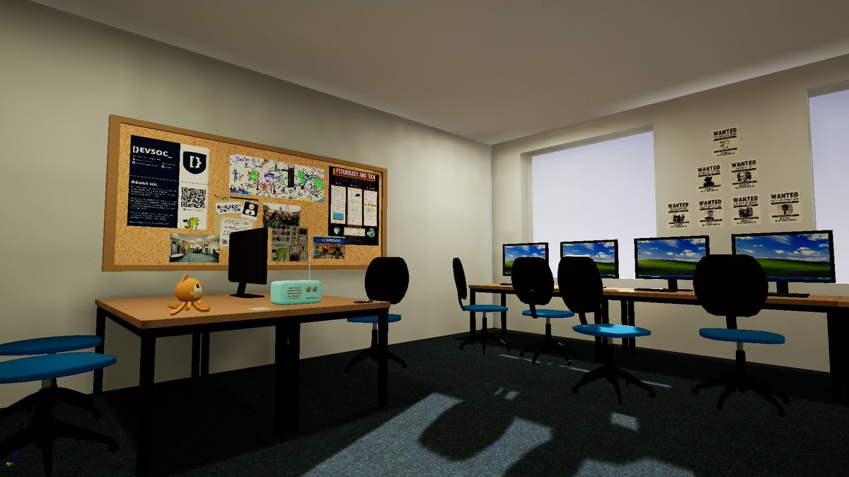 Hannah Ashna (@hannah_ashna) on Twitter photo The <a href="/DevSoc/">NTU DevSoc</a> VR Room is coming along nicely - messed around with some aesthetic bits today.
Spent a while debating on what posters I should stick up on the VR version of our board... The <a href="/DevSoc/">NTU DevSoc</a> VR Room is coming along nicely - messed around with some aesthetic bits today.
Spent a while debating on what posters I should stick up on the VR version of our board...