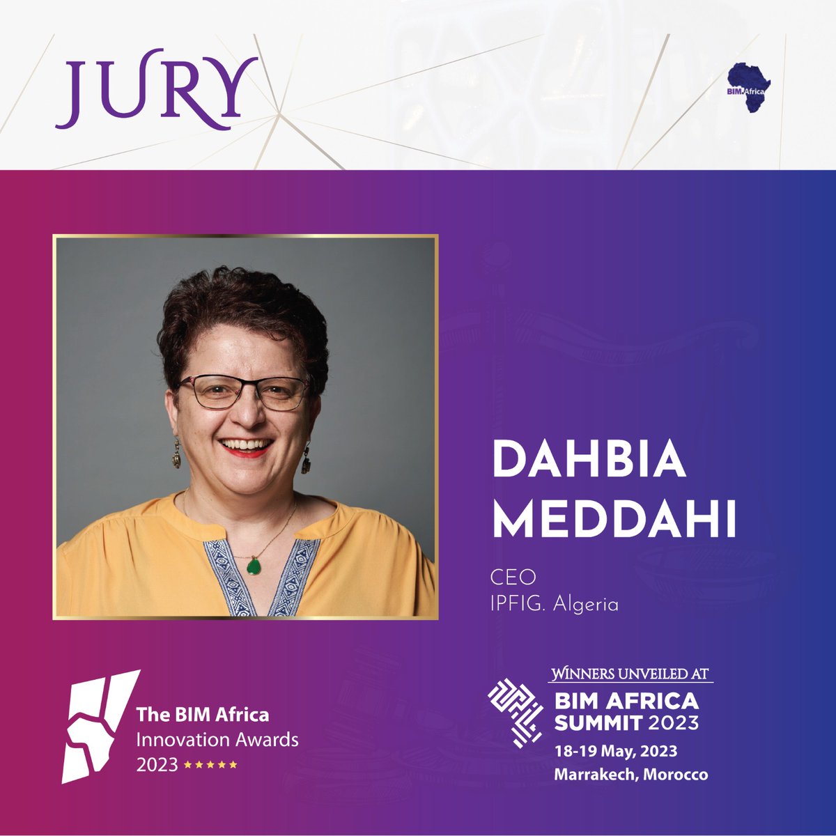 BIMAfrica_Org's tweet photo. Dahbia Meddahi – CEO IPFIG Algeria
She is the Founder and Director of IPFIG Technological Innovations. As an Architect & BIM Manager, she specialises in digitization and reverse engineering, Scan to BIM, etc
#BAS2023 #Morocco #BIM #BIMAfrica #ContinuumBIM #Construction #AEC https://t.co/TmVgUHJ22p
