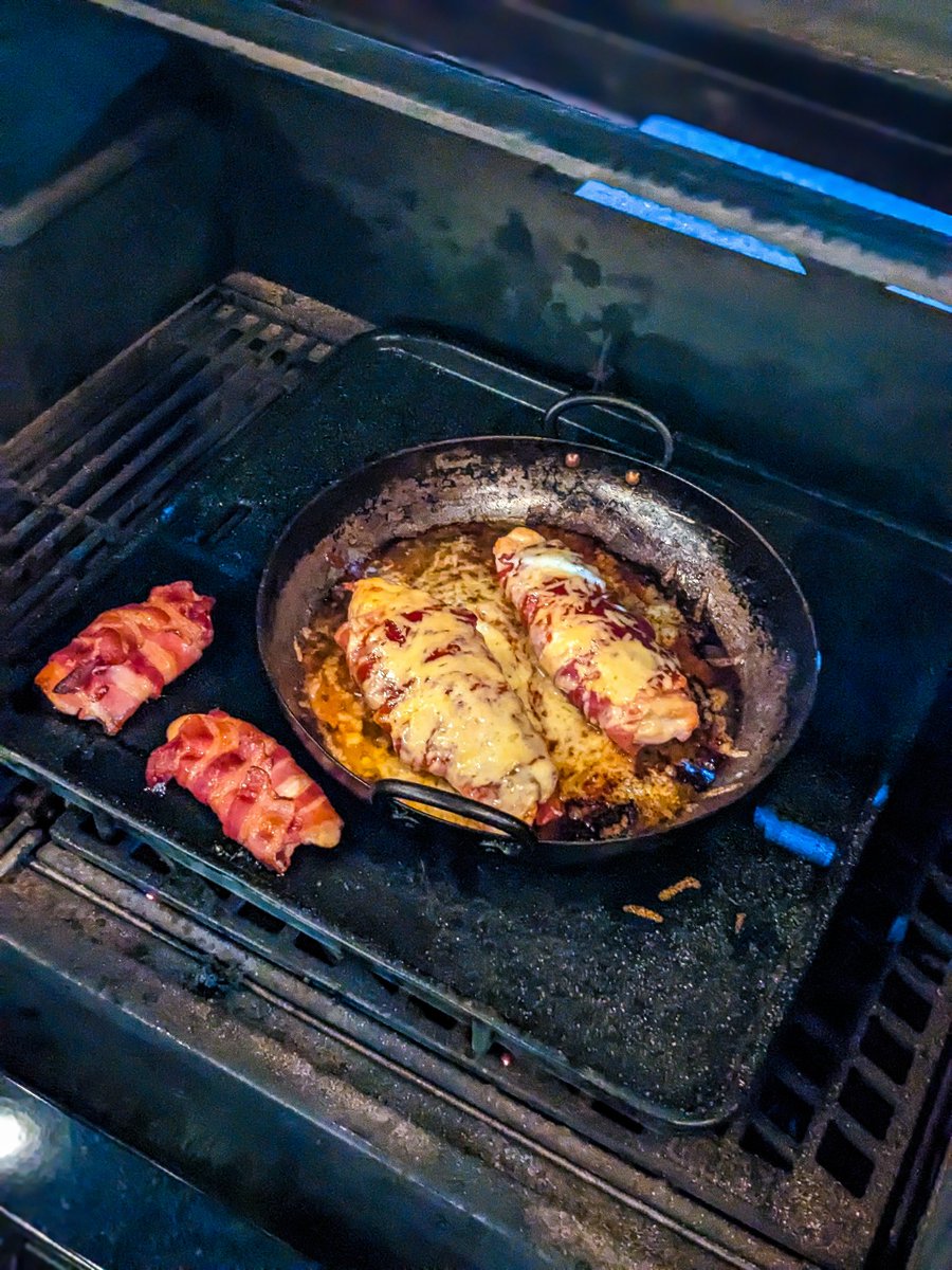 Nathan (@kungfubbq) on Twitter photo Fan of meat wrapped in meat?
Hunters chicken from Fire Feasts by <a href="/DJ_BBQ/">Christian Stevenson</a>
Cracking midweek cook, simple to prepare and cook but so tasty!
Fosse Meadows chicken breasts wrapped in bacon and cooked in a pan from Alex Pole on the Weber Smokefire. Fan of meat wrapped in meat?
Hunters chicken from Fire Feasts by <a href="/DJ_BBQ/">Christian Stevenson</a>
Cracking midweek cook, simple to prepare and cook but so tasty!
Fosse Meadows chicken breasts wrapped in bacon and cooked in a pan from Alex Pole on the Weber Smokefire.