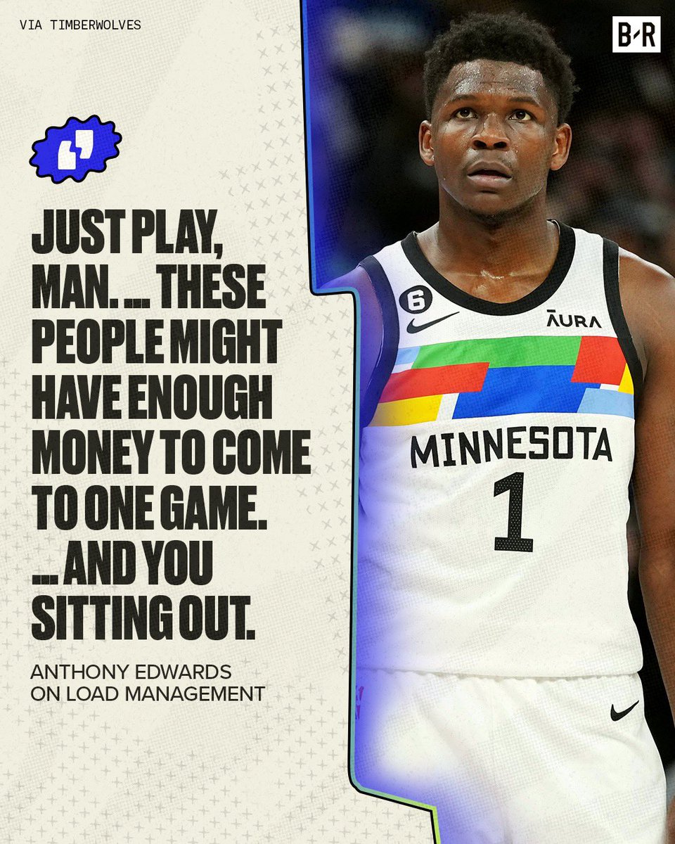 Bleacher Report on Twitter "Ant keeps it real 💯 (via Timberwolves)"