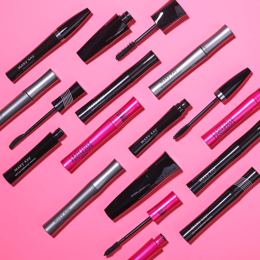 Did you know you can layer your Mary Kay mascaras to create a fabulash look? Maximum dramatic effect: Lash Love Lengthening Mascara + Lash Intensity Mascara. Bold, separate lashes: Mary Kay Ultimate Mascara + Lash Love Fanorama Mascara. 
Extend wear: Lash Love Waterproof Mascara