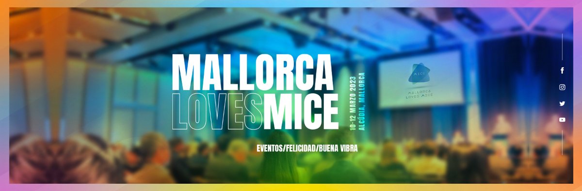 MPIIberian's tweet photo. Eventos, felicidad y buena vibra ... 
Un año más #MPIIberianChapter apoya un evento único en #Mallorca para profesionales del sector #MICE

Acompáñanos en la 6 edición de #MallorcaLovesMICE

💥 Del 10 al 12 de marzo 2023
📲 info + registro: https://t.co/y4MrvQz75o https://t.co/J5Q87oQt48