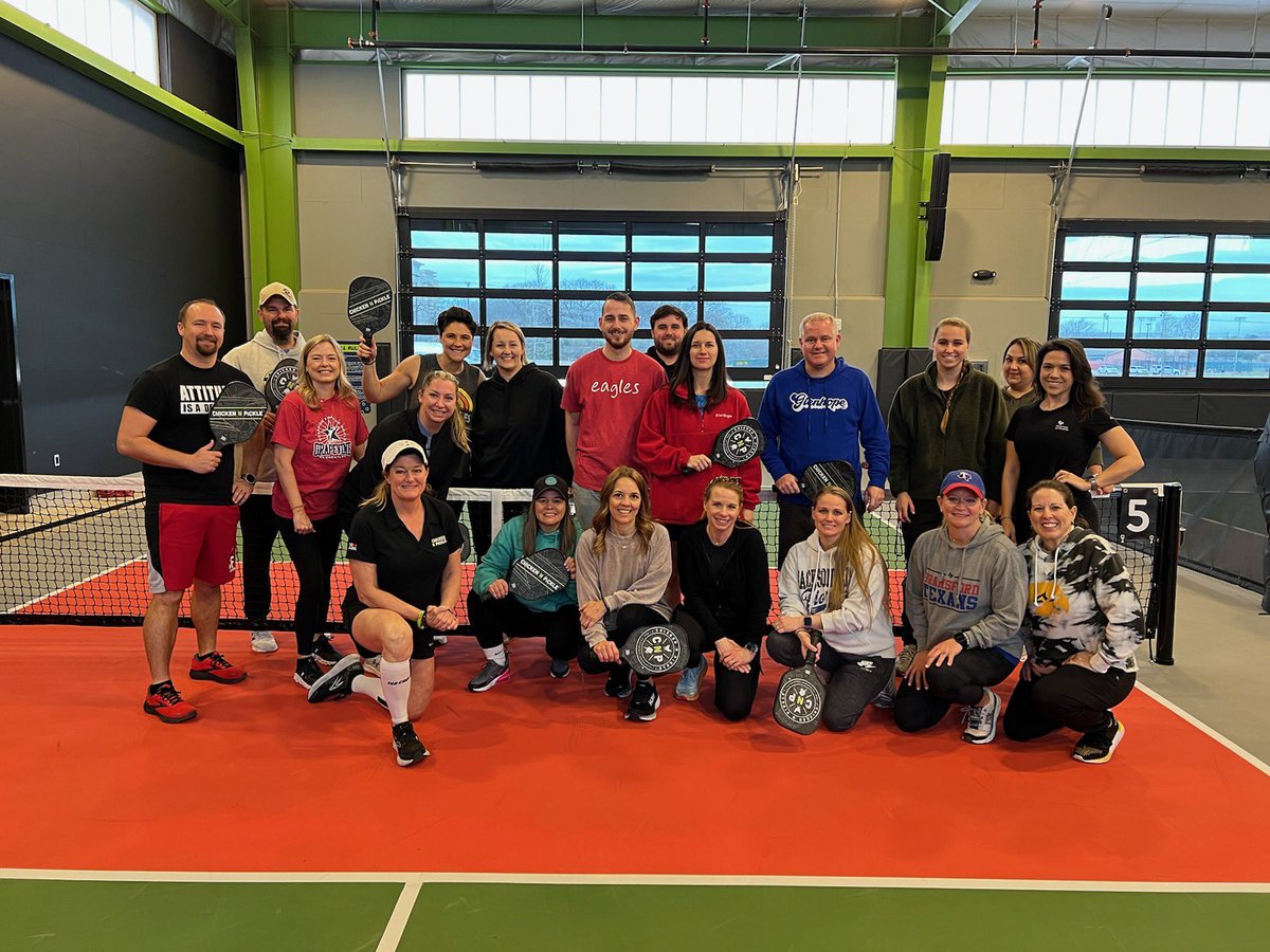 GCISD Elementary PE PD Day <a href="/ChickenNPickle/">Chicken N Pickle®</a> - thank you Coach Laura for the opportunity to learn a game for all ages. PE &amp; Pickle ball make life better!! #BESTexans #PERocks <a href="/BES_CoachMac/">Samantha McFadden</a>