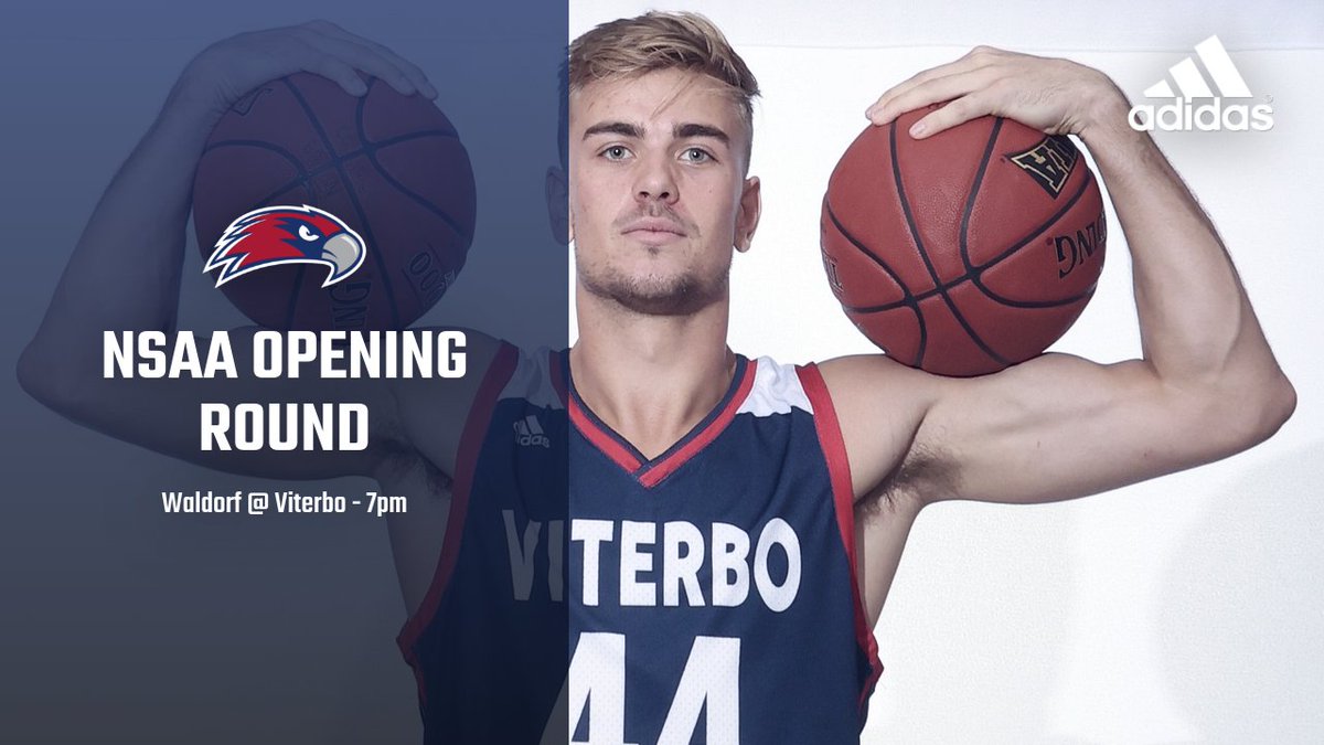 ViterboBball's tweet photo. 👇Tournament time👇

V-Hawks host the Warriors in the opening round of the NSAA Conference Tournament

🆚Waldorf University Warriors
⏰7:00pm
📍La Crosse, WI
📺https://t.co/mbtYvI06fE

#Letitfly https://t.co/3w7vQ28MFu