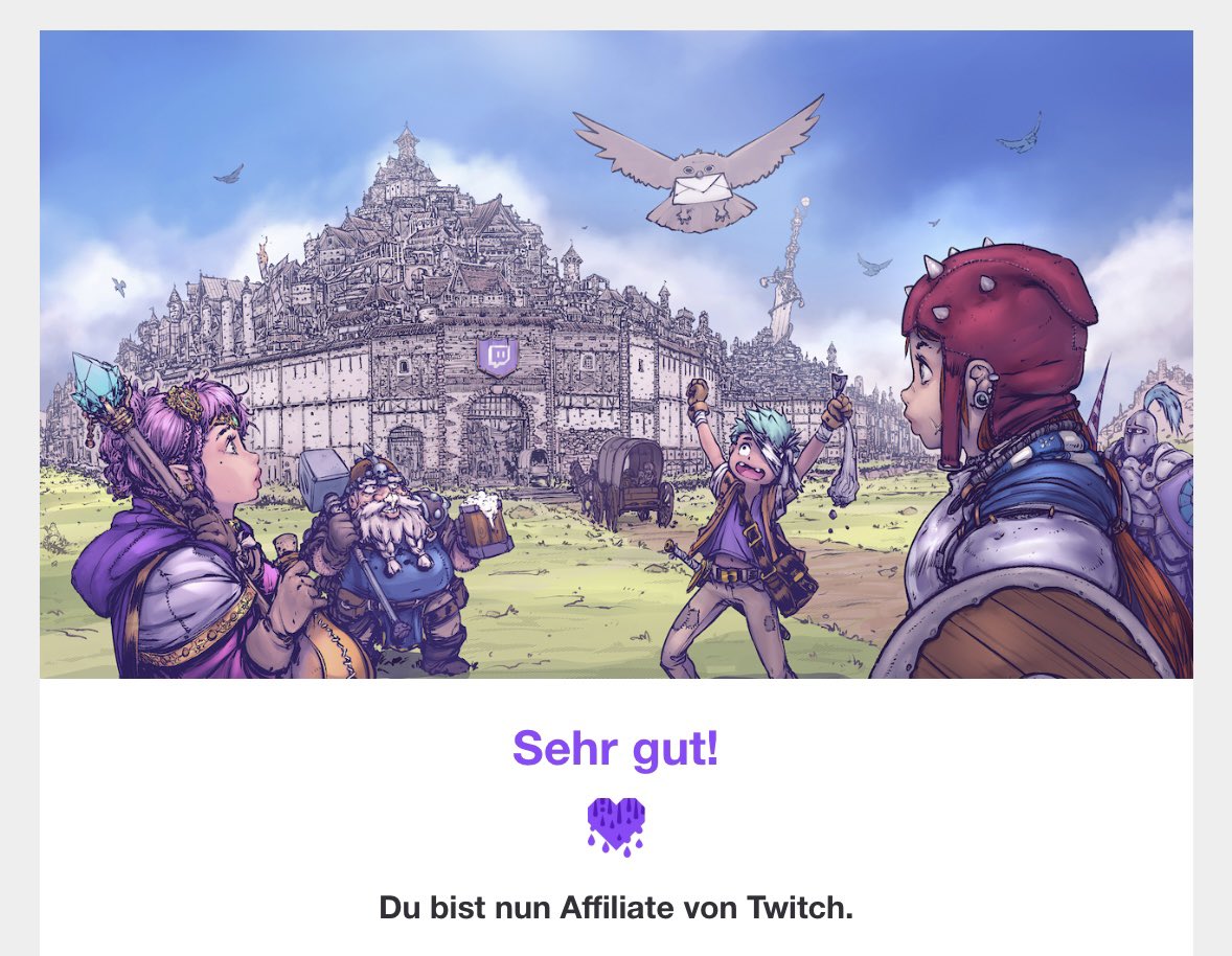 MotteDrake's tweet photo. Es ist soweit! Habe heute Twitch Affiliate angeboten bekommen. Und natürlich auch direkt angenommen! Bin total happy! Vielen Dank für euren Support!!

#affiliate #newbie #twitch #TwitchAffliate #TwitchDE #happy #zielerreicht #kleinestreamer https://t.co/Yq1zccWwtu
