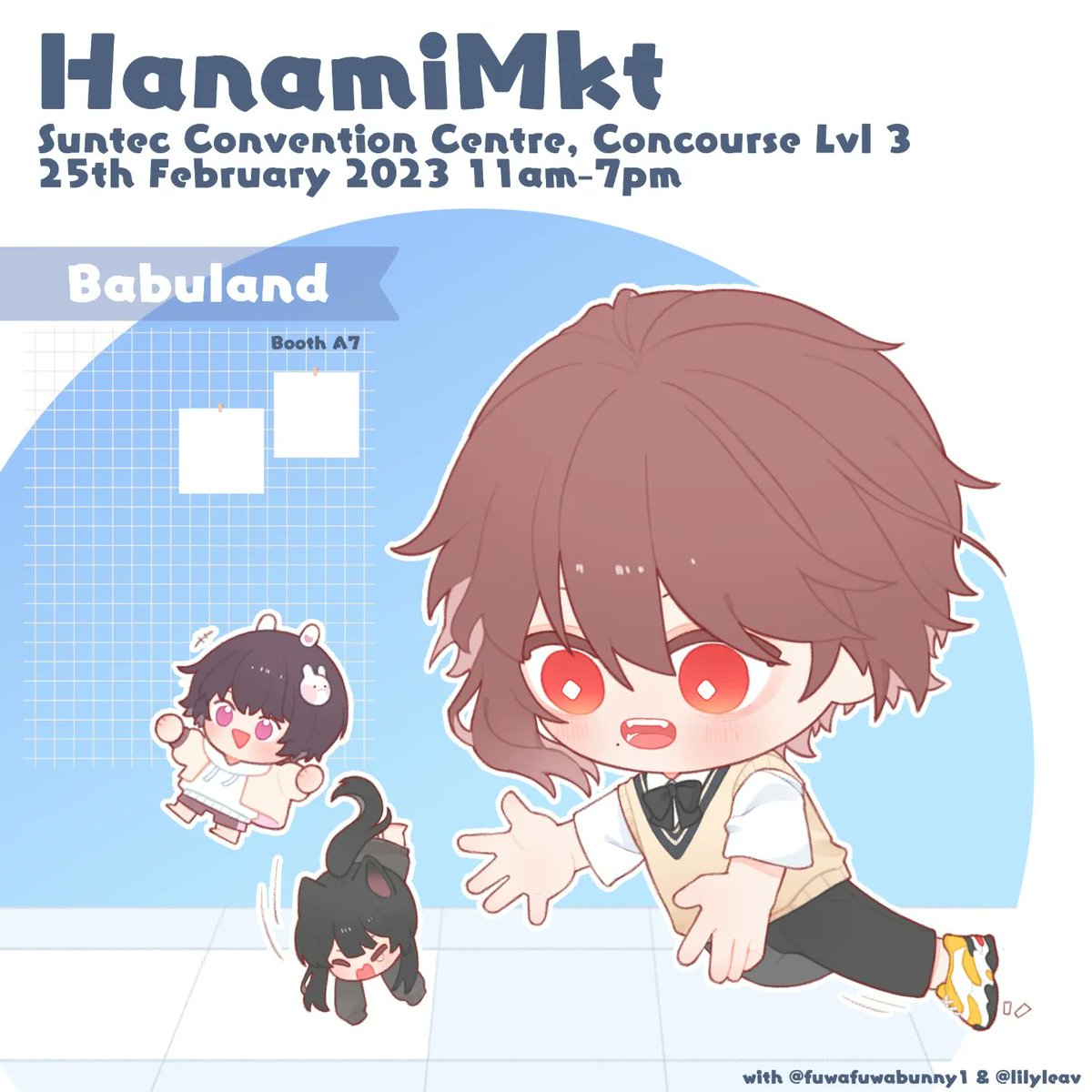 parfaitbird's tweet image. [@HanamiMkt Catalogue]

will be boothing with my friends!!
hope to see everyone day 👉🏻👈🏻