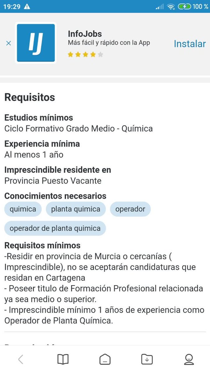 pepelopezct's tweet photo. Supongo que ya conocéis esta oferta de @InfoJobs 

https://t.co/CcifaYpSby

Una empresa de Murcia qu excluye a cartageneros.

Todo en orden.

#ahoraomurcia https://t.co/RwACuLVJVr