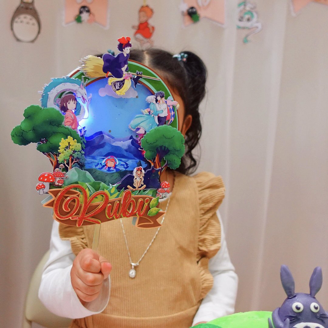 SincerelyHerrer's tweet photo. I’ve been a bit inactive due to planning my daughter’s party! We went with a Studio Ghibli theme 🍄 https://t.co/ou4sJpPXh3