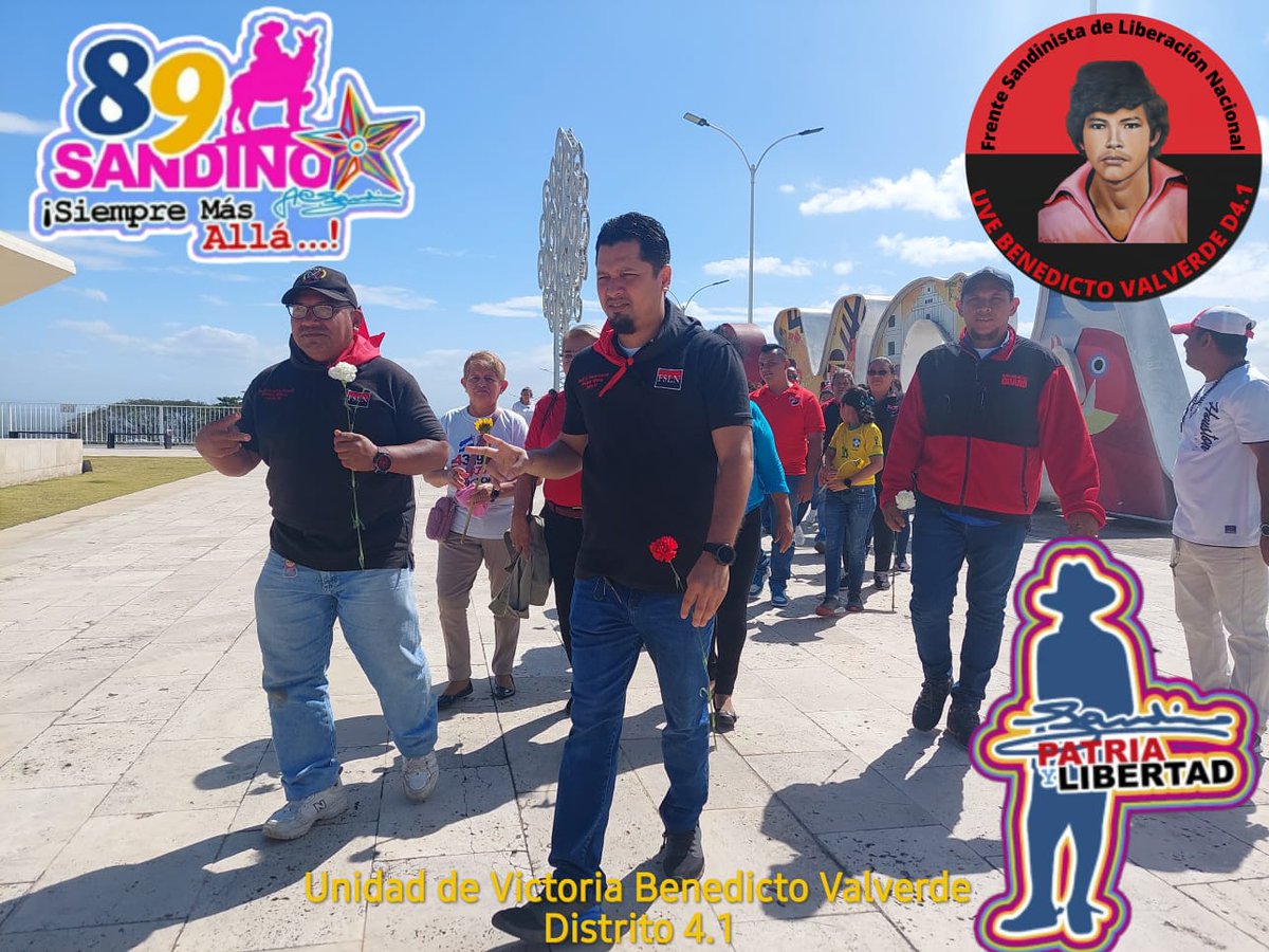 Rindiendo Honor al Hombre y Mujeres Libre, Nuestro General Augusto C. Sandino ⚫️🔴
Distrito 4.1 U.V BENEDICTO VALVERDE Conmemora sus 8️⃣9️⃣ aniversario del Paso a la Inmortalidad.

#SandinoPatriayLibertad #BenedictoValverde