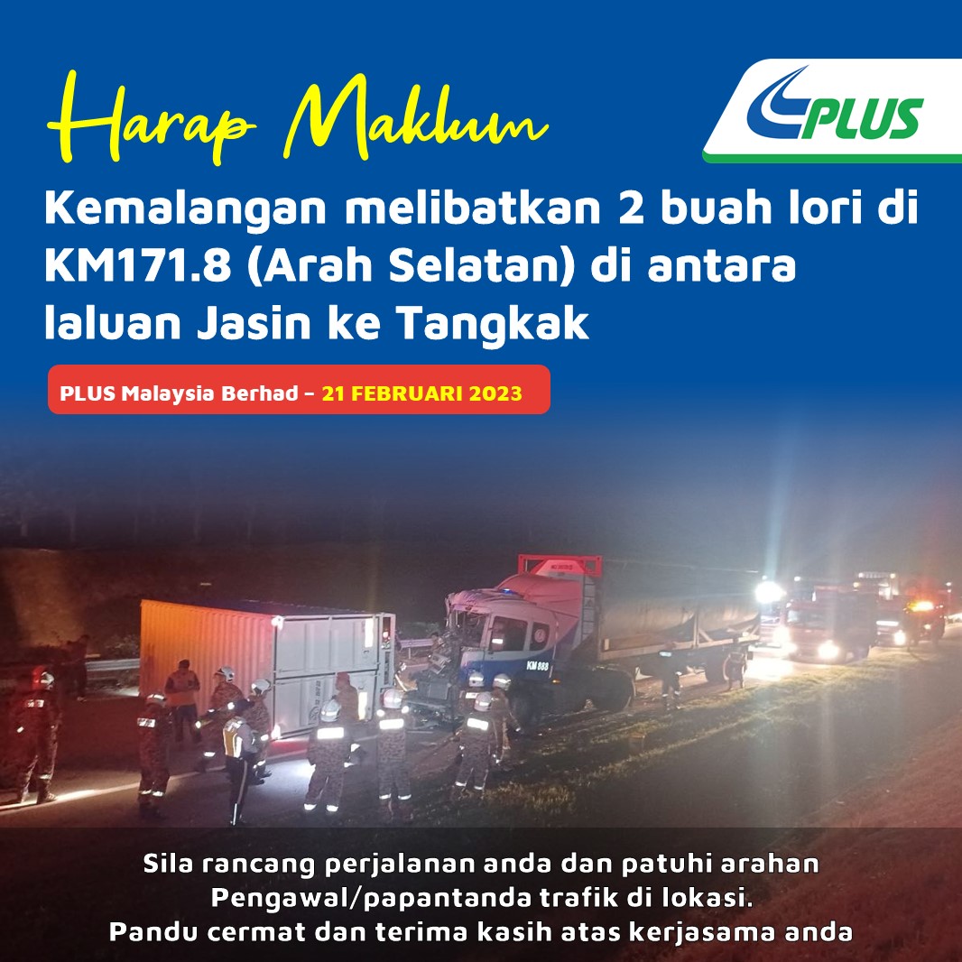 plustrafik's tweet photo. 3:40hrs Status terkini, kerja -kerja pengalihan kenderaan masih dijalankan. Lorong kiri &amp; kanan masih terhalang manakala lorong kecemasan boleh dilalui. Trafik sesak 3km. Sila gunakan laluan alternatif. Harap maklum. @llmtrafik https://t.co/Ld3ZtNJ8DQ