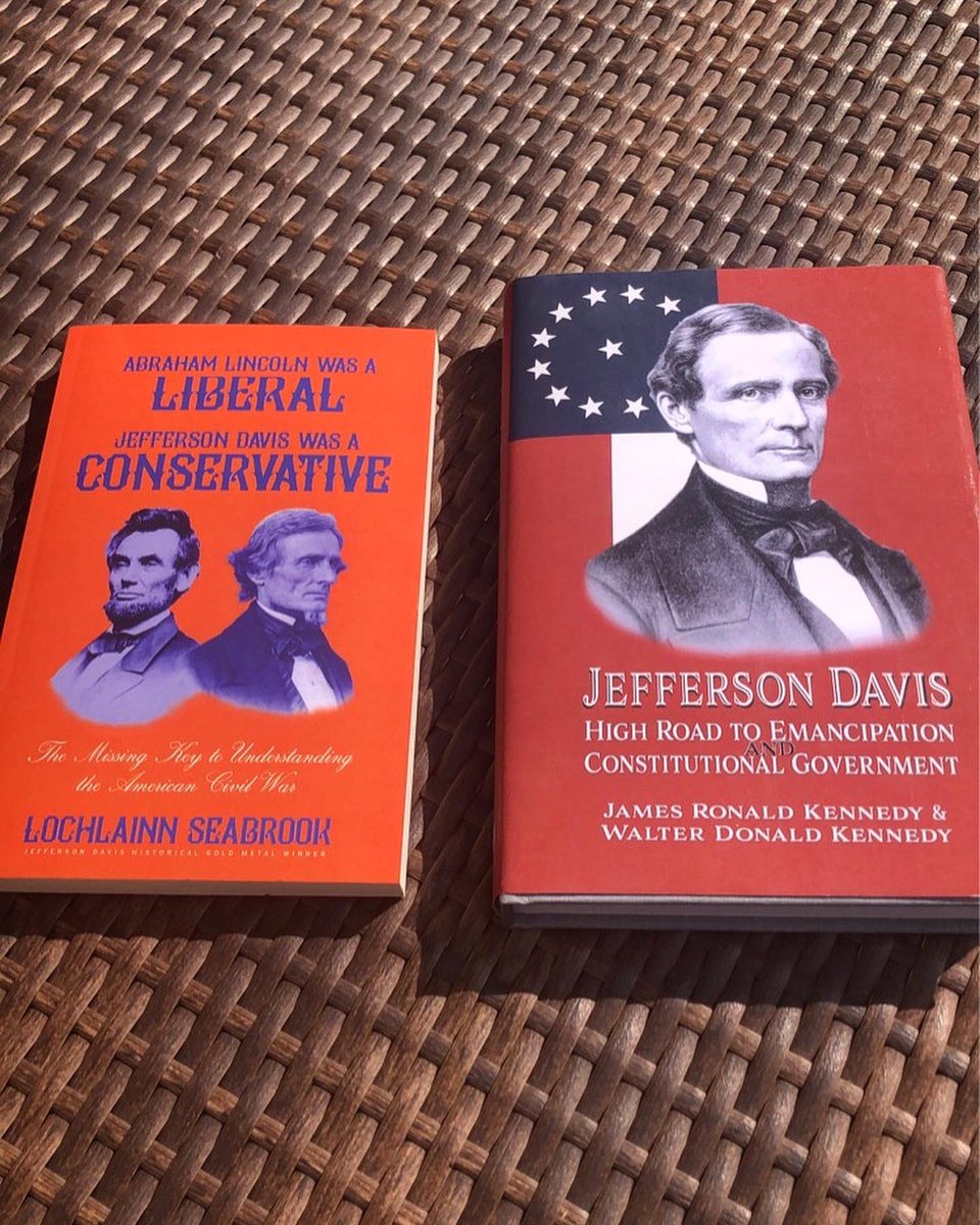 Across_Dixie's tweet photo. 📚Book Recommendation📚
Here’s some great books to read this president day!
#confederate #monumentsacrossdixie #bettersouth #southern #PresidentsDay #jeffersondavis #presidentdavis #confederatepresident https://t.co/9XRfU7dpe0