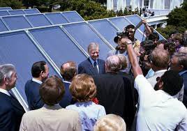 Had the solar panels remained atop the #WhiteHouse, we would not be in a #climateemergency, with #extremeweatherevents, a regular part of our lives .