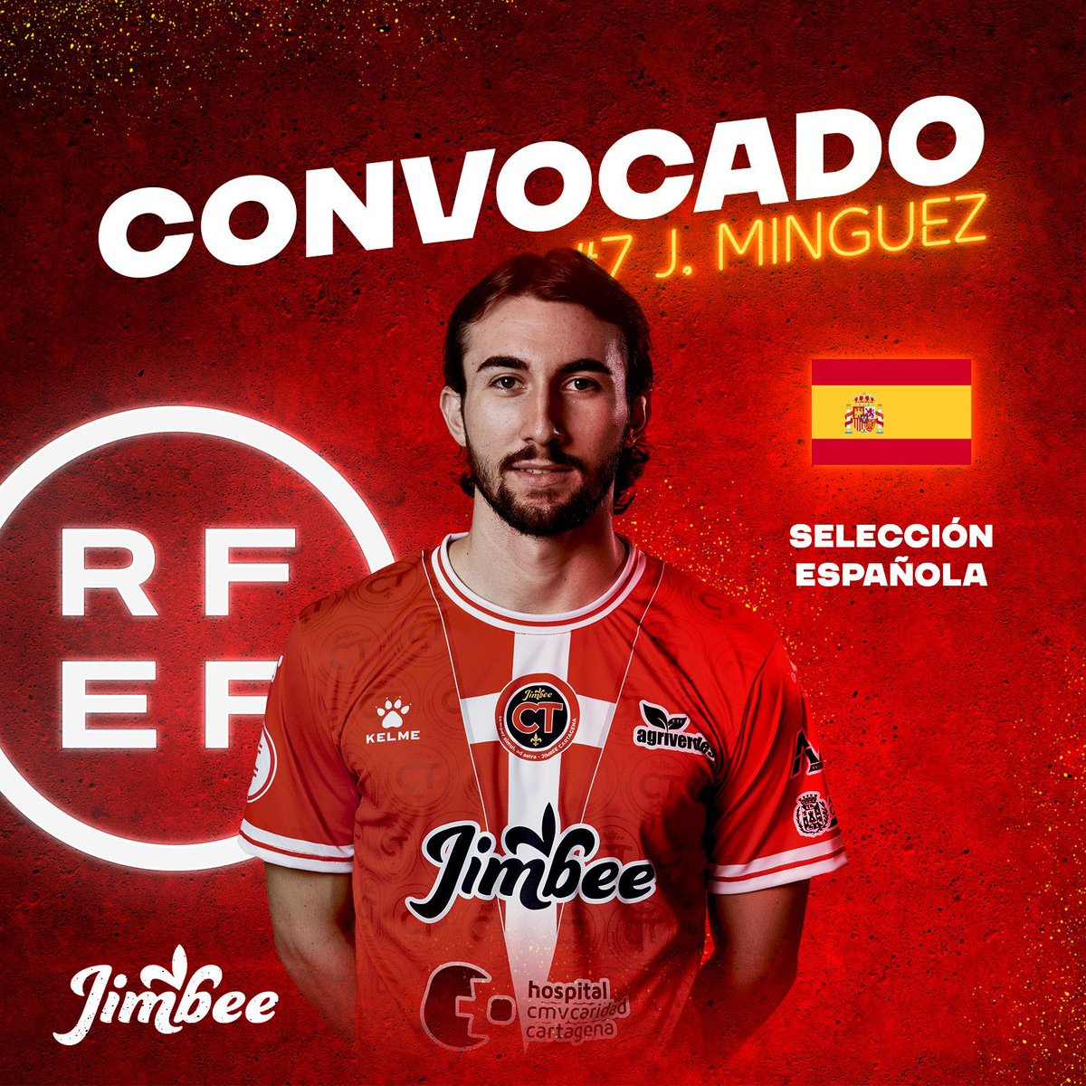 JMinguezRubio's tweet photo. Muy contento por la convocatoria con la @sefutbol, un orgullo poder representar a mi país ⚽️🇪🇸 https://t.co/5fWTZep9zh