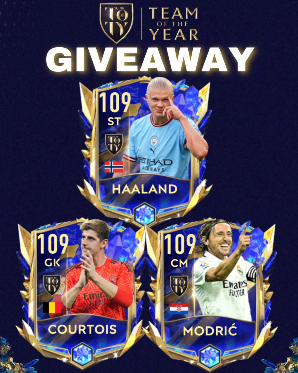 TOTY GIVEAWAY ! Big thanks to @EAFIFAMOBILE for sponsoring !

To enter:
• Follow <a href="/Nakata767/">Nakata</a> and @EAFIFAMOBILE
• Like and retweet
• Share your prediction of new icons or new heroes or new EOE

Winner (choose 1 special card) will be randomly chosen in 48 hours, good luck !