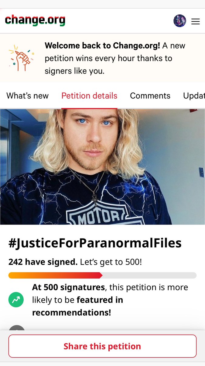 Natasha00331854's tweet image. #JusticeForParanormalFiles please go sign this Petition change.org/p/justiceforpa…